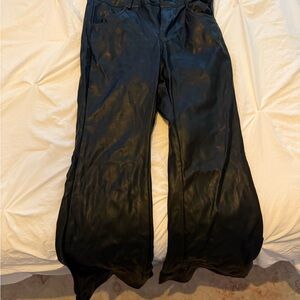 Princess Polly Black Leather Look Pants
